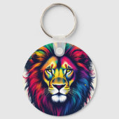 Vibranend Multicolor Lion Schlüsselanhänger (Vorderseite)