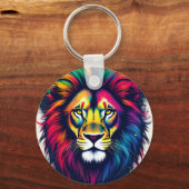Vibranend Multicolor Lion Schlüsselanhänger (Vorderseite)