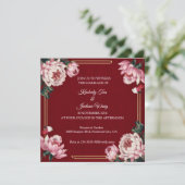 Vibranend Red Einladung (Stehend Vorderseite)