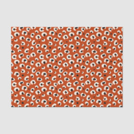 Vibranff Bold Red Leopard Stylish Animal Print Seidenpapier