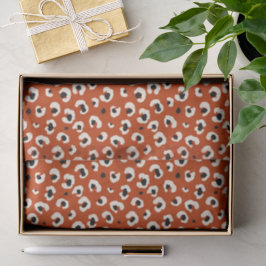 Vibranff Bold Red Leopard Stylish Animal Print Seidenpapier
