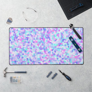 Vibranful Colorful Funky Boho Groovy Sprinkle Mosa Schreibtischunterlage