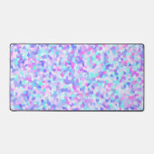 Vibranful Colorful Funky Boho Groovy Sprinkle Mosa Schreibtischunterlage (Vorderseite)