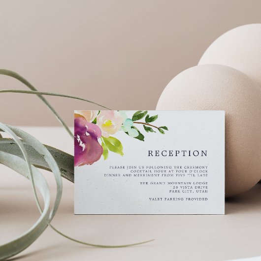 Vibraning Bloom Empfang Card Begleitkarte