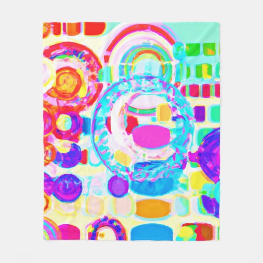 Vibraning Colors Random Pattern Fleecedecke (Vorderseite)