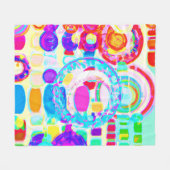 Vibraning Colors Random Pattern Fleecedecke (Vorderseite (Horizontal))