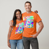 Vibraning Colors Random Pattern T-Shirt (Unisex)