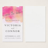 Vibraning Dreams Custom Save the Date Cards (Vorne & Hinten)