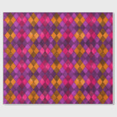 Vibraning Raute Diamonds Gift Wrap Geschenkpapier (Flach)