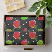 Vibraning Watercolor Apples Muster Seidenpapier (Geschenk)
