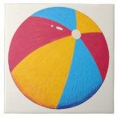 Vibranly Beach Ball Keramik Tile Fliese (Vorderseite)