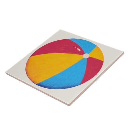 Vibranly Beach Ball Keramik Tile Fliese (Seite)