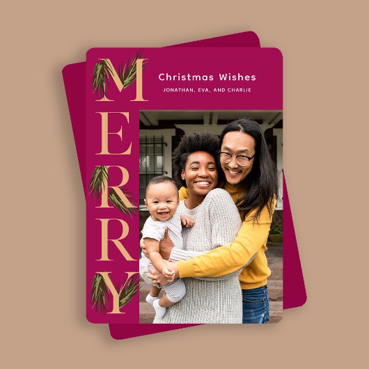 Vibranly Berry Merry Pine Foto Weihnachten