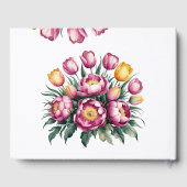 Vibranly Bloral Harmony Wedding Gästebuch (Rückseite)