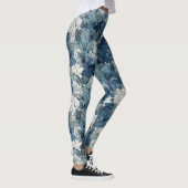 Vibranly Blue Floral Leggings (Rechts)