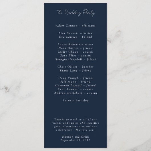 Vibranly Blue Orange Red Botanical Programm (Rückseite)