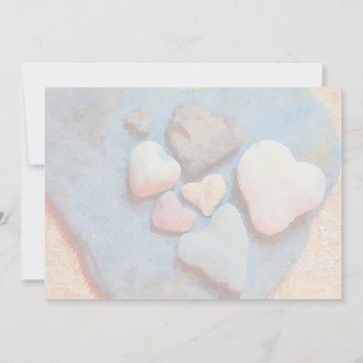 Vibranly Blue Textured Probe Dinner Einladung (Rückseite)