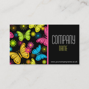 Vibranly Butterflies Business Card Visitenkarte