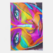 Vibranly Face Paint Art Geschirrtuch (Vertikal)