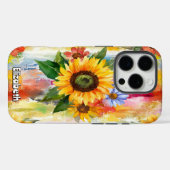 Vibranly floral Abstrakt Case-Mate iPhone Hülle (Rückseite (Horizontal))