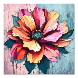 Vibranly floral Abstrakt Fotodruck