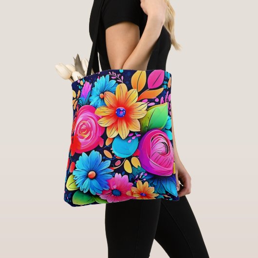 Vibranly Floral Bliss Art Tasche (Von Nahem)