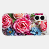 Vibranly Floral Elegance Case-Mate iPhone Hülle (Rückseite (Horizontal))