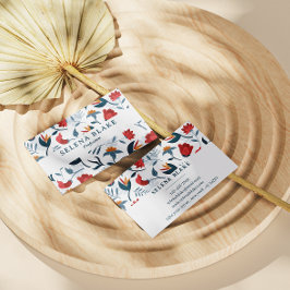 Vibranly Floral Elegance | Chic & Modern Visitenkarte