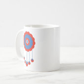 Vibranly Floral Harmon Kaffeetasse (Vorderseite Links)