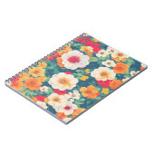 Vibranly Floral Pattern Notebook Notizblock (Linke Seite)