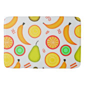 Vibranly Fruity Kaleidoscope Pattern Badematte (Vorderseite)