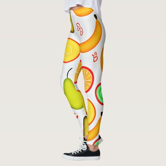 Vibranly Fruity Kaleidoscope Pattern Leggings (Links)