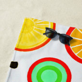 Vibranly Fruity Kaleidoscope Pattern Strandtuch (Beispiel)