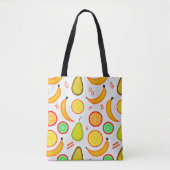 Vibranly Fruity Kaleidoscope Pattern Tasche (Vorderseite)
