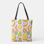 Vibranly Fruity Kaleidoscope Pattern Tasche (Rückseite)