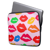 Vibranly Kissed by Colors Pattern Laptopschutzhülle (Vorderseite Links)