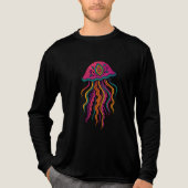 Vibranly Psychedelic Jellyfish Art T - Shirt (Vorderseite)