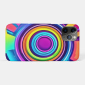 Vibranly Psychedelic Vortex Art Case-Mate iPhone Hülle (Rückseite (Horizontal))