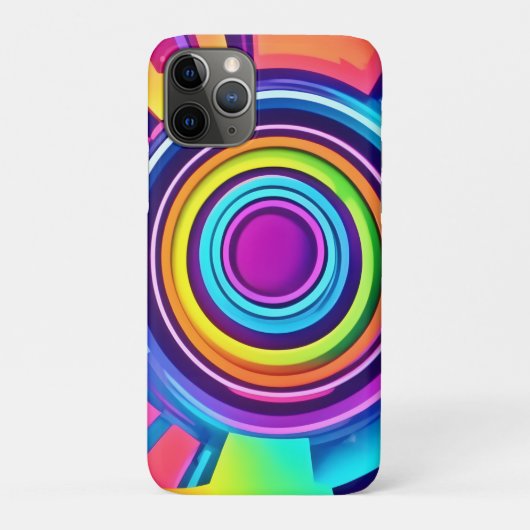 Vibranly Psychedelic Vortex Art Case-Mate iPhone Hülle (Rückseite)