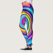 Vibranly Psychedelic Vortex Art Leggings (Links)