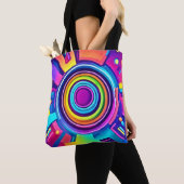 Vibranly Psychedelic Vortex Art Tasche (Von Nahem)