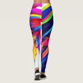 Vibranly Rainbow Eye Artwork Leggings (Rückseite)