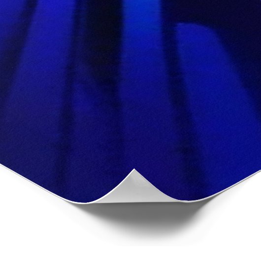 Vibranly Rainbow Eye Artwork Poster (Ecke)