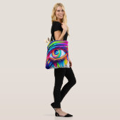 Vibranly Rainbow Eye Artwork Tasche (Am Model)
