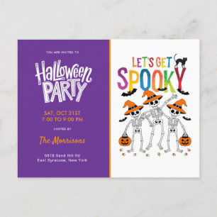 Vibranly Spooky Season Halloween-Party Einladung