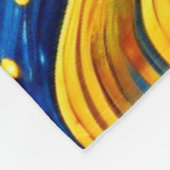 Vibranly Starry Artwork Fleecedecke (Ecke)