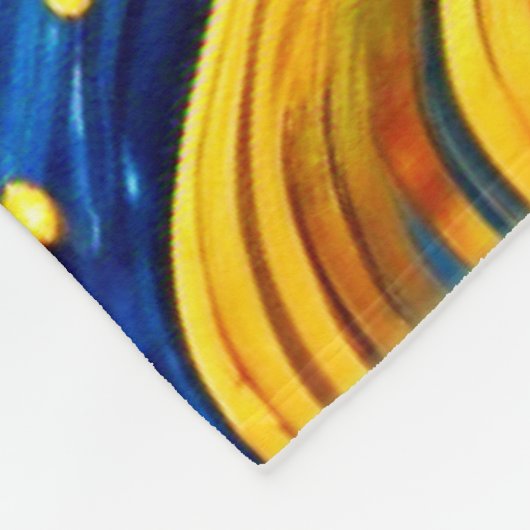 Vibranly Starry Artwork Fleecedecke (Ecke)