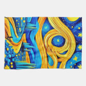 Vibranly Starry Artwork Geschirrtuch (Horizontal)