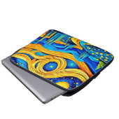 Vibranly Starry Artwork Laptopschutzhülle (Vorne Knopf)