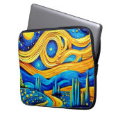 Vibranly Starry Artwork Laptopschutzhülle (Vorderseite Links)